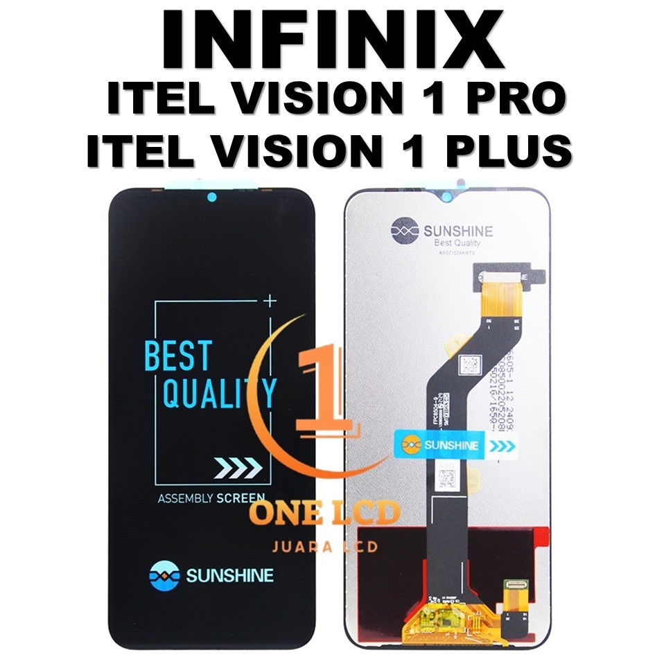 LCD TOUCHSCREEN INFINIX ITEL VISION 1 PRO / ITEL VISION 1 PLUS COMPLETE ORIGINAL