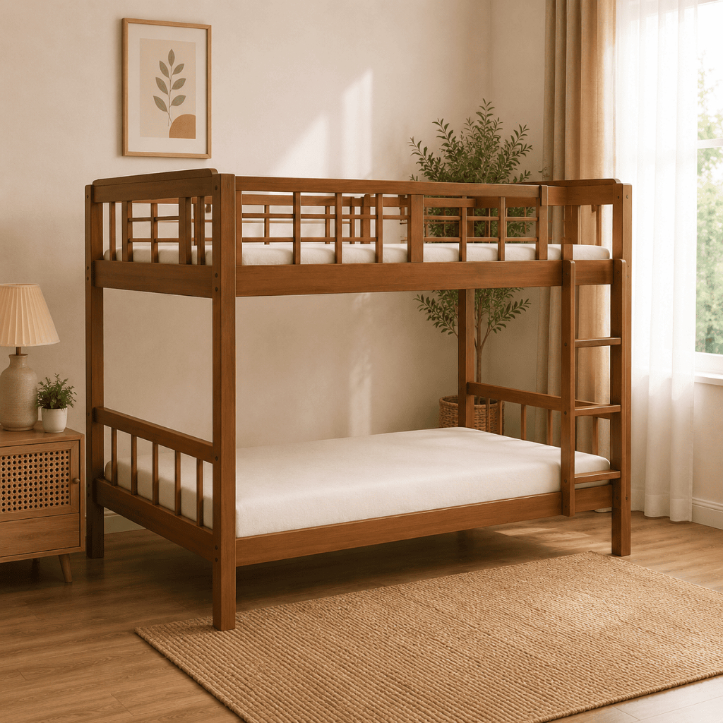 [KaryaSudut] Dipan Susun / Ranjang Susun / Tempat Tidur Susun Kayu Minimalis Kokoh ( 90 / 100 / 120 