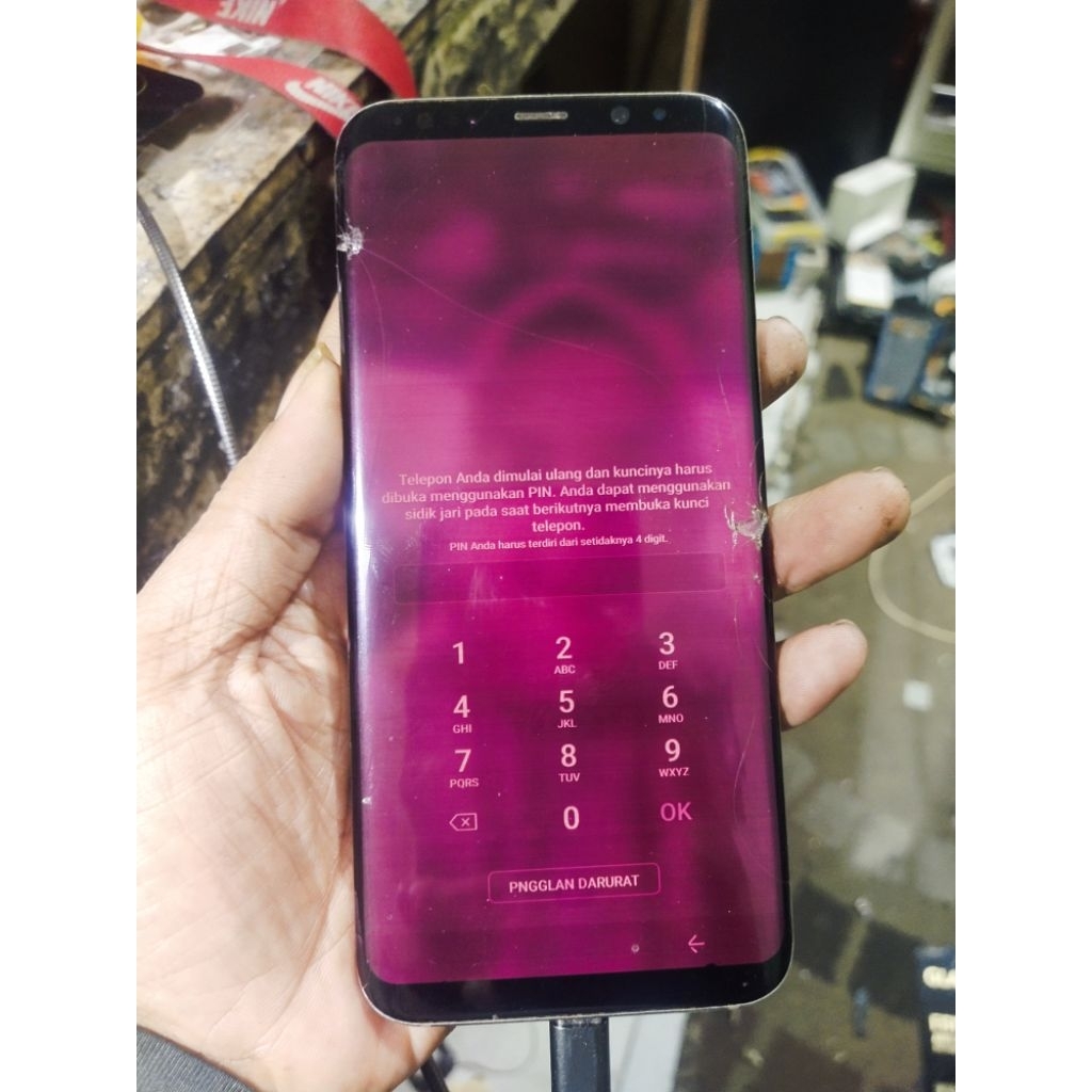 Samsung S8 plus minus lcd dual sim