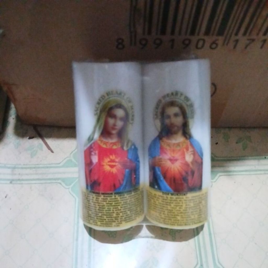 LILIN DOA - LILIN GELAS 13 CM / LILIN DOA KATOLIK
