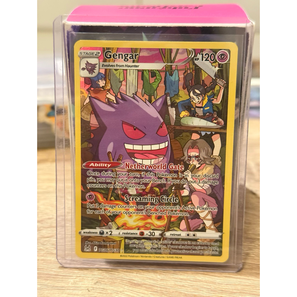 Gengar CHR Eng TG06/TG30 Lost Origin Ultra Rare Holo NM