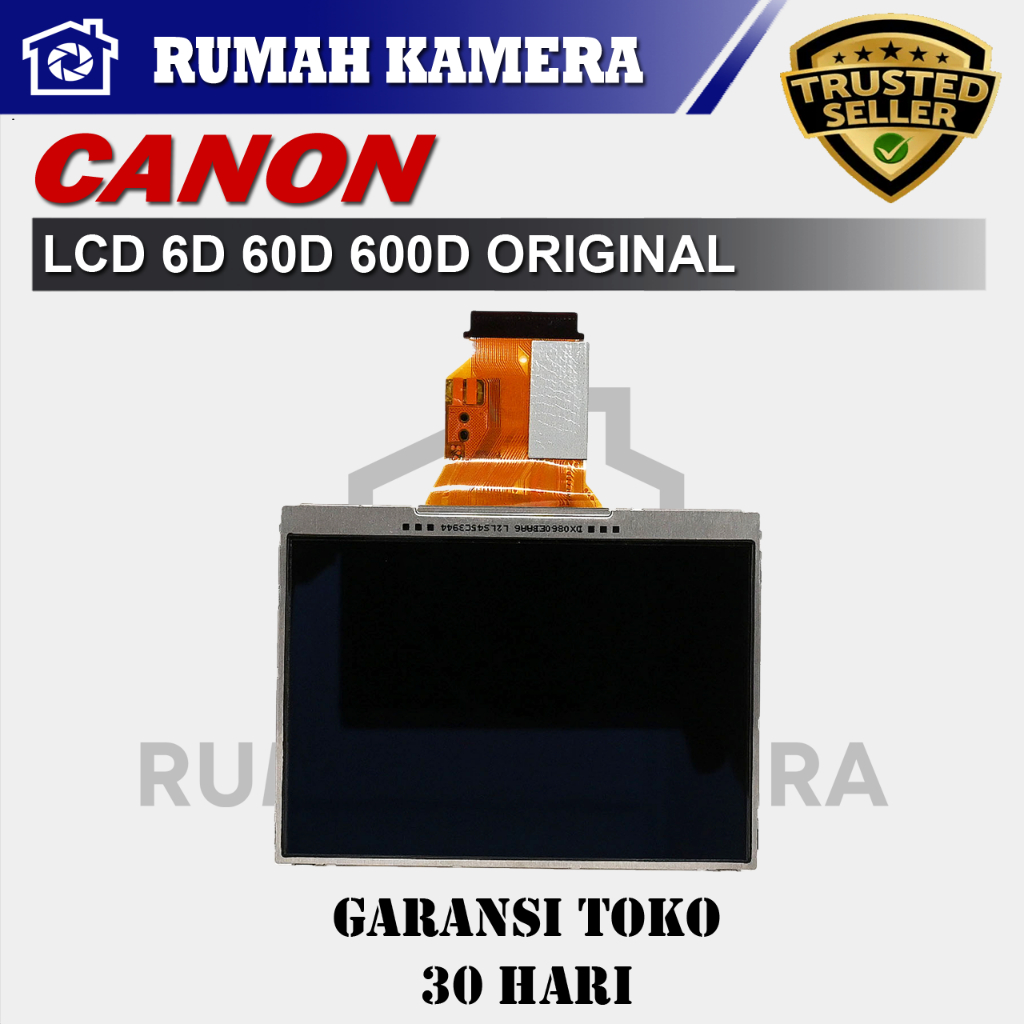 LCD Canon 6D 60D 600D Second Original