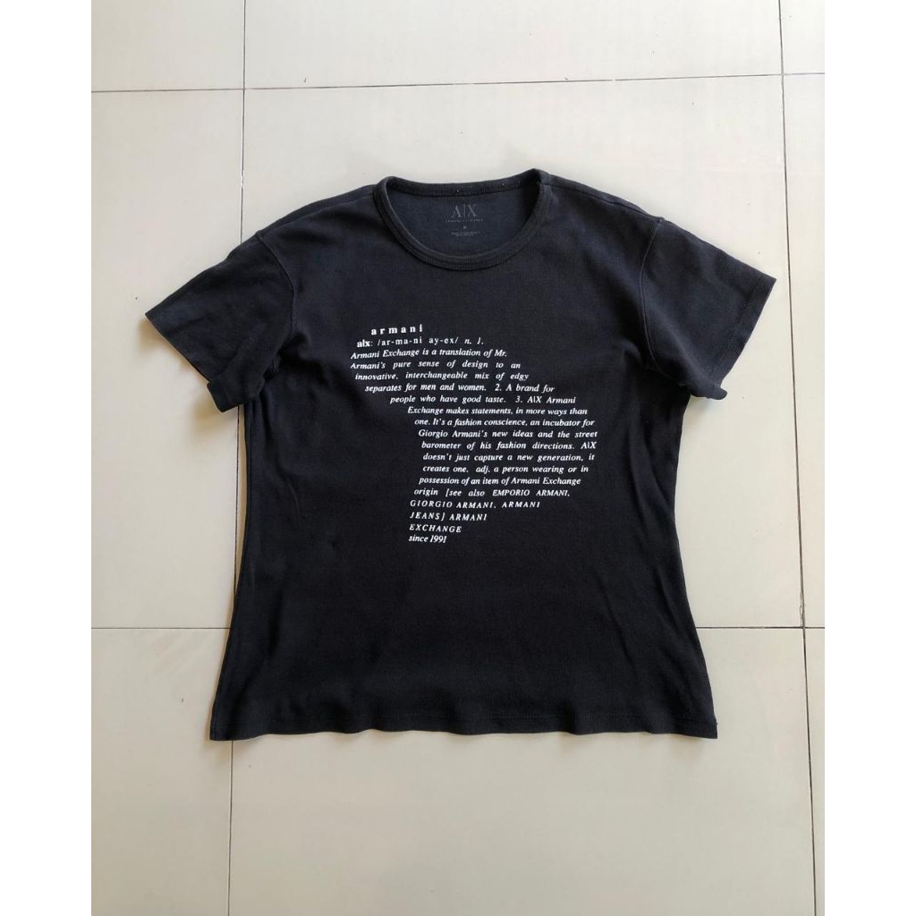 kaos armani exchange pria