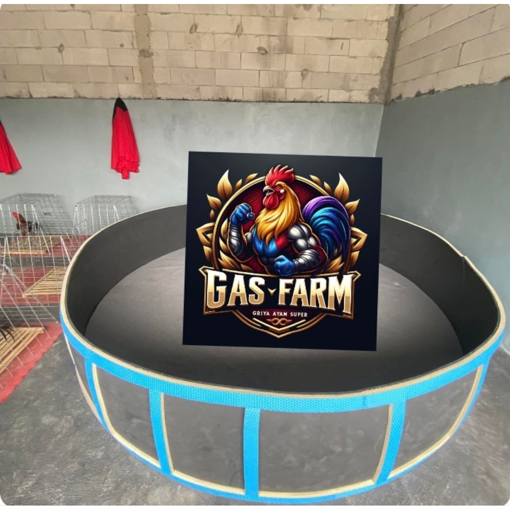 geber ring ayam 10m diameter 3m