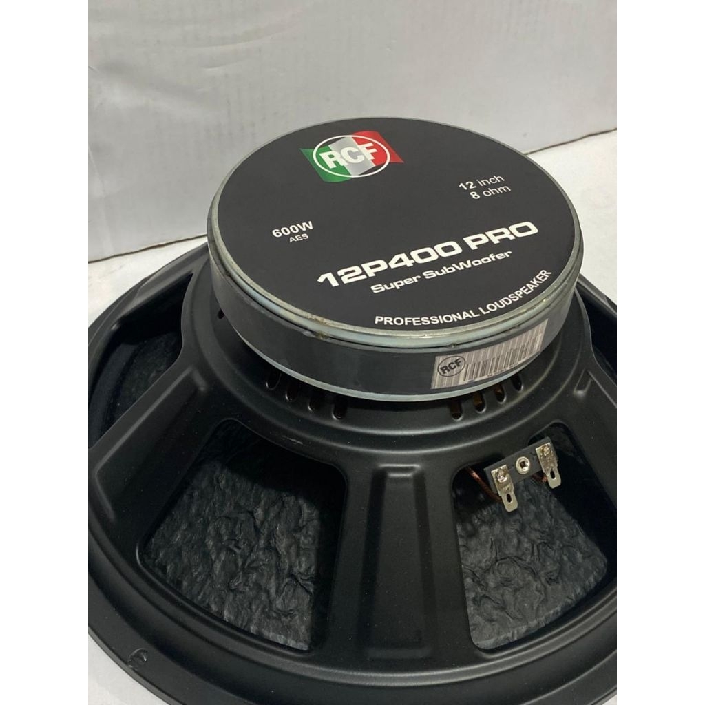 Speaker RCF 12p400pro 12 Inch Subwoofer / woofer vc 3 inch original Daun kulit jeruk