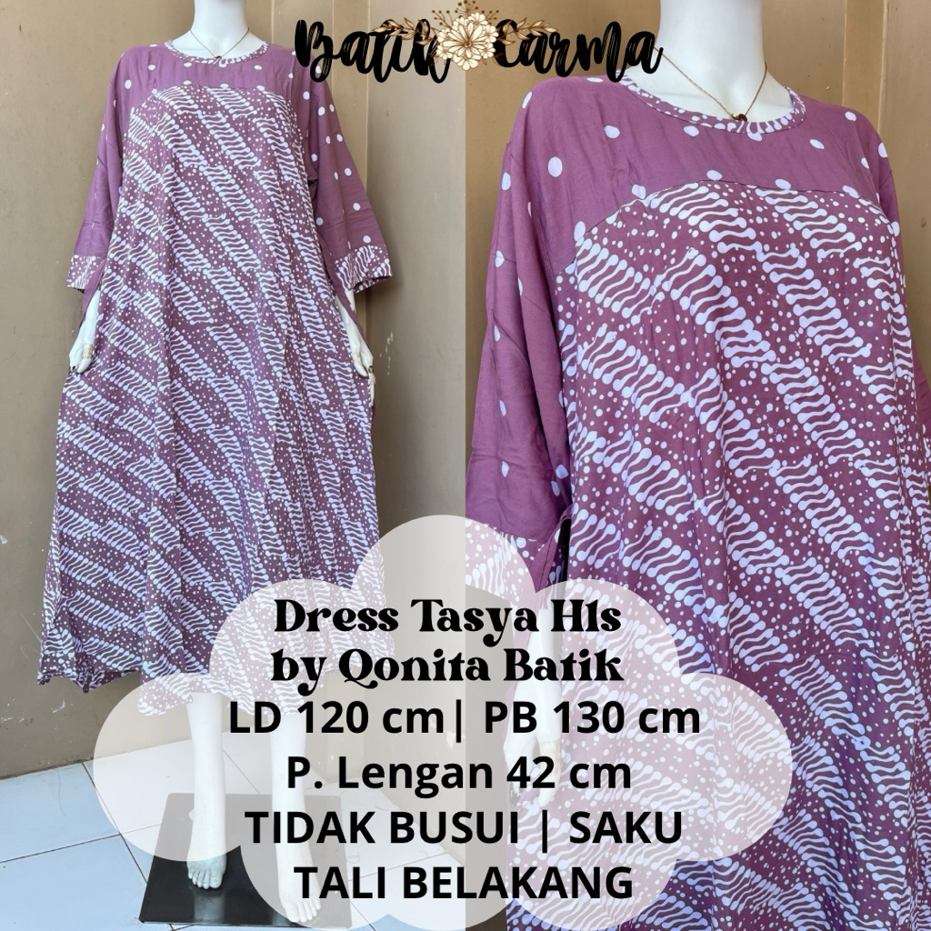 Dress Tasya Hls by Qonita Batik Pekalongan