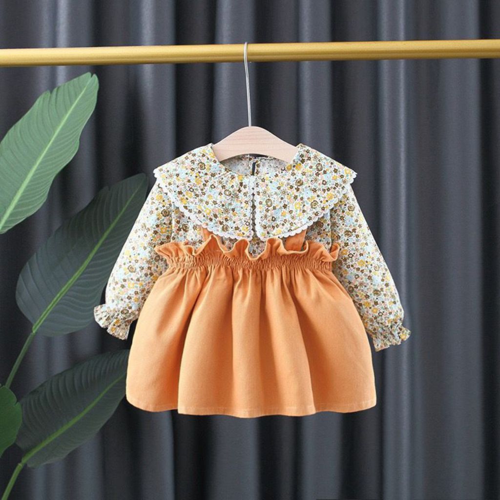 Dress anak cewek import 1 tahun