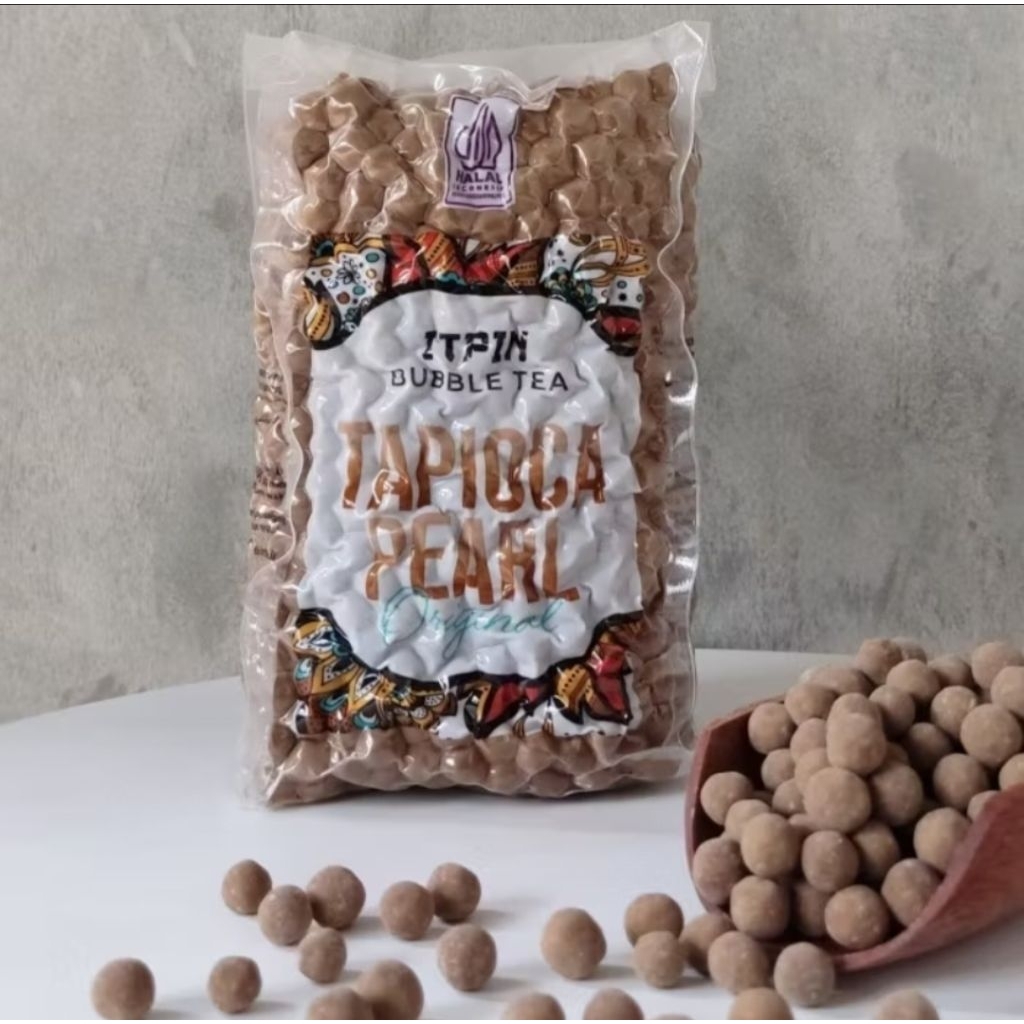 Tapioka Pearl 1kg - Kenyal, Original, Topping Boba