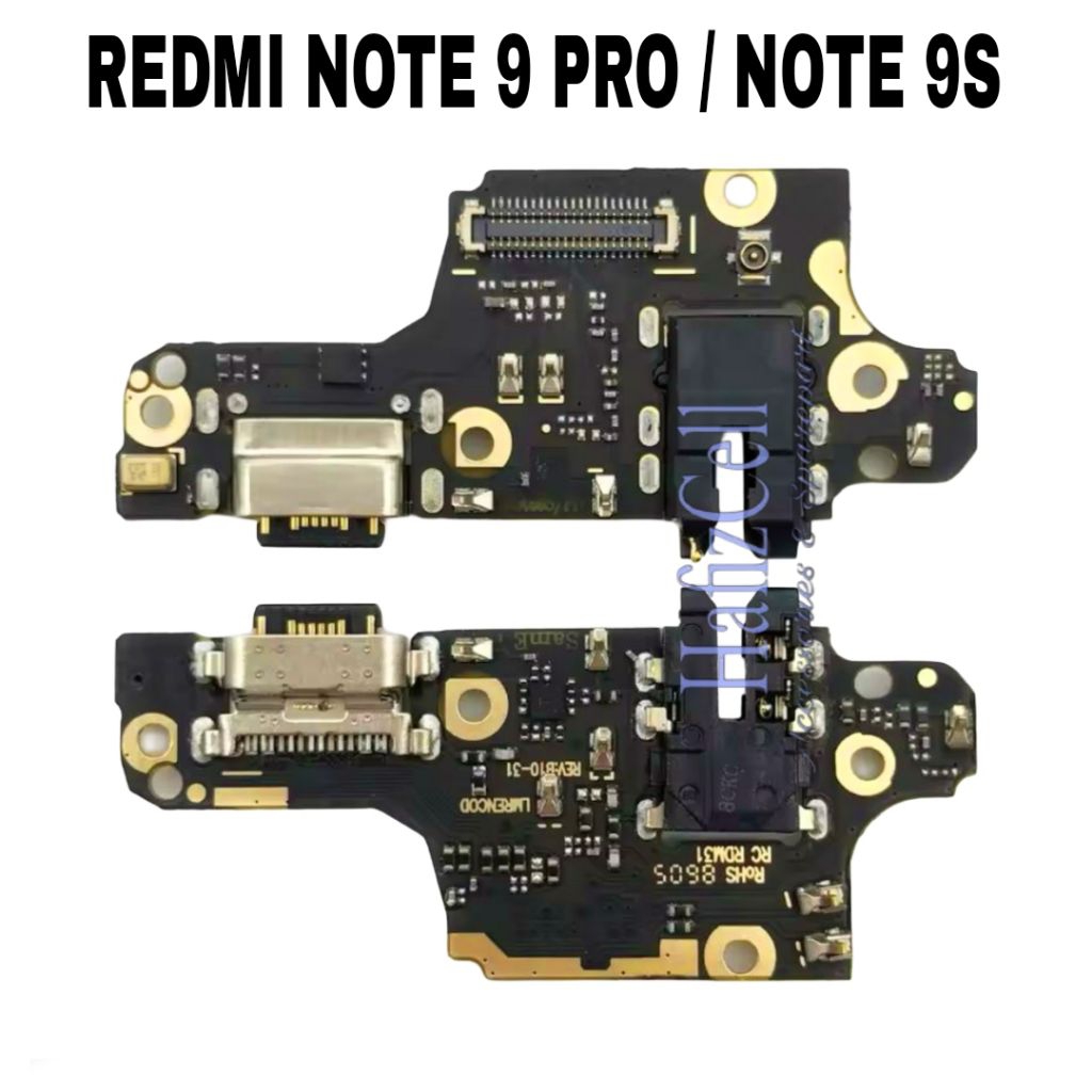 PCB CAS / CONECTOR CAS / PAPAN CAS ORI HP XIAOMI REDMI NOTE 9 PRO / NOTE 9S