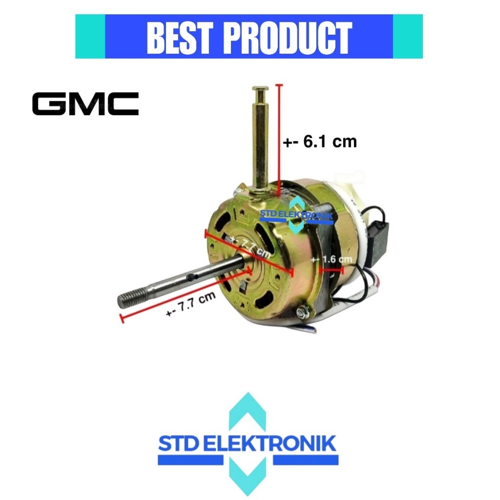 Dinamo kipas angin GMC 12 inch, 14 inch, 16 inch - Motor kipas angin GMC model kipas berdiri, duduk,