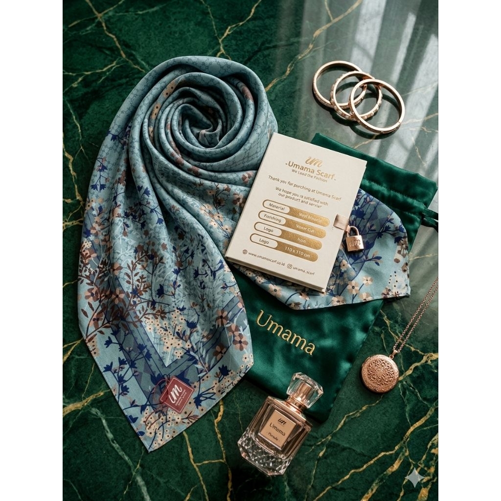 UMAMA SCARF Jilbab segi empat