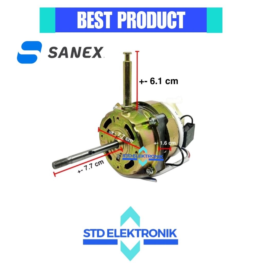 Dinamo kipas angin SANEX 12 inch, 14 inch, 16 inch - Motor kipas angin SANEX model kipas berdiri, du