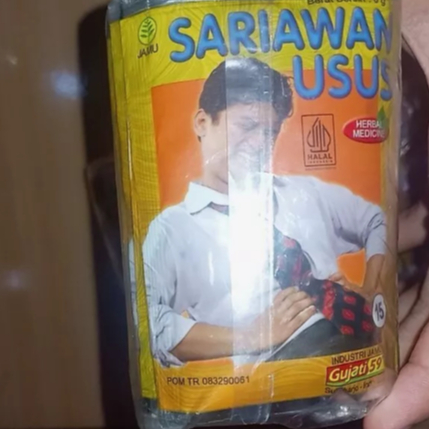 Jamu sariawan usus bubuk pria wanita gujati 10 sachet atasi perut kembung mual lambung sehat