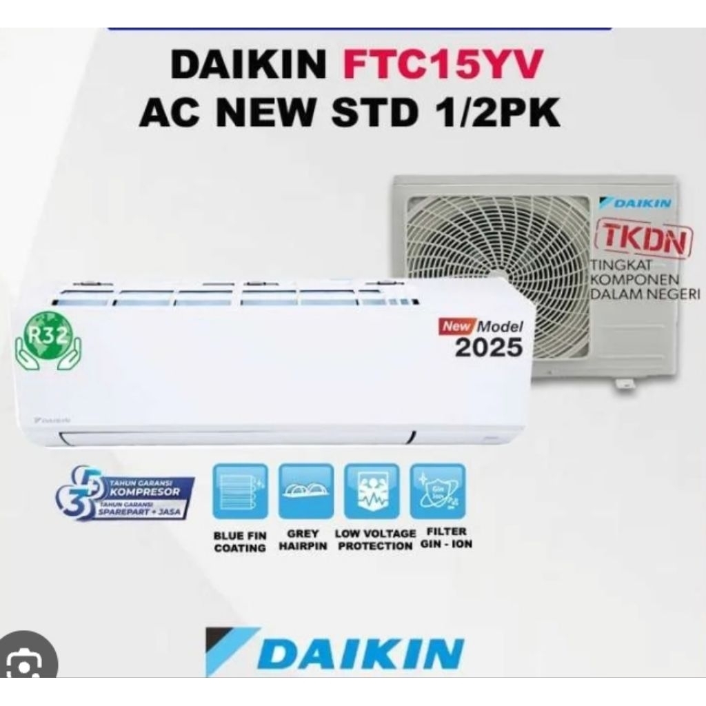 DAIKIN AC NUSANTARA R32 NON INVERTER