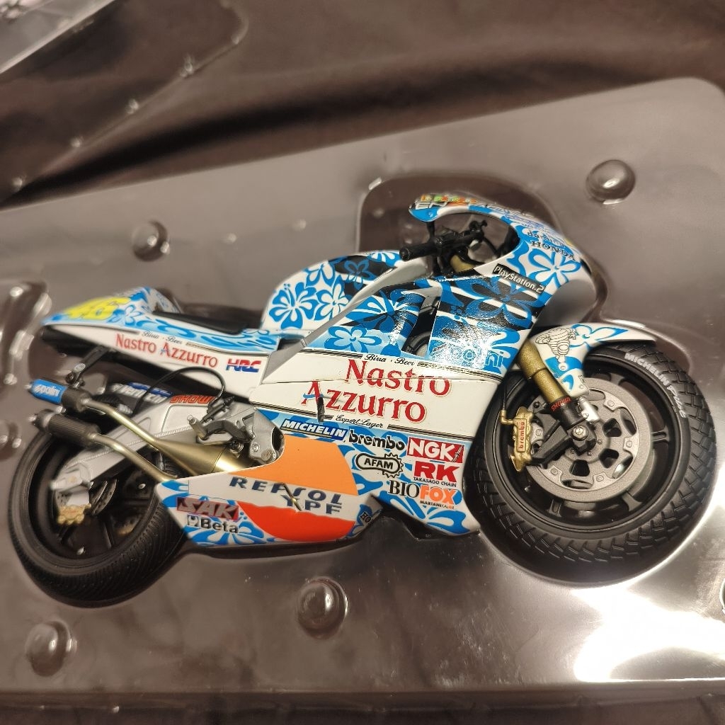 Diecast Minichamps MotoGP 1/12 Honda NSR 500 Team Nastro Azzuro Gp Mugello 2001