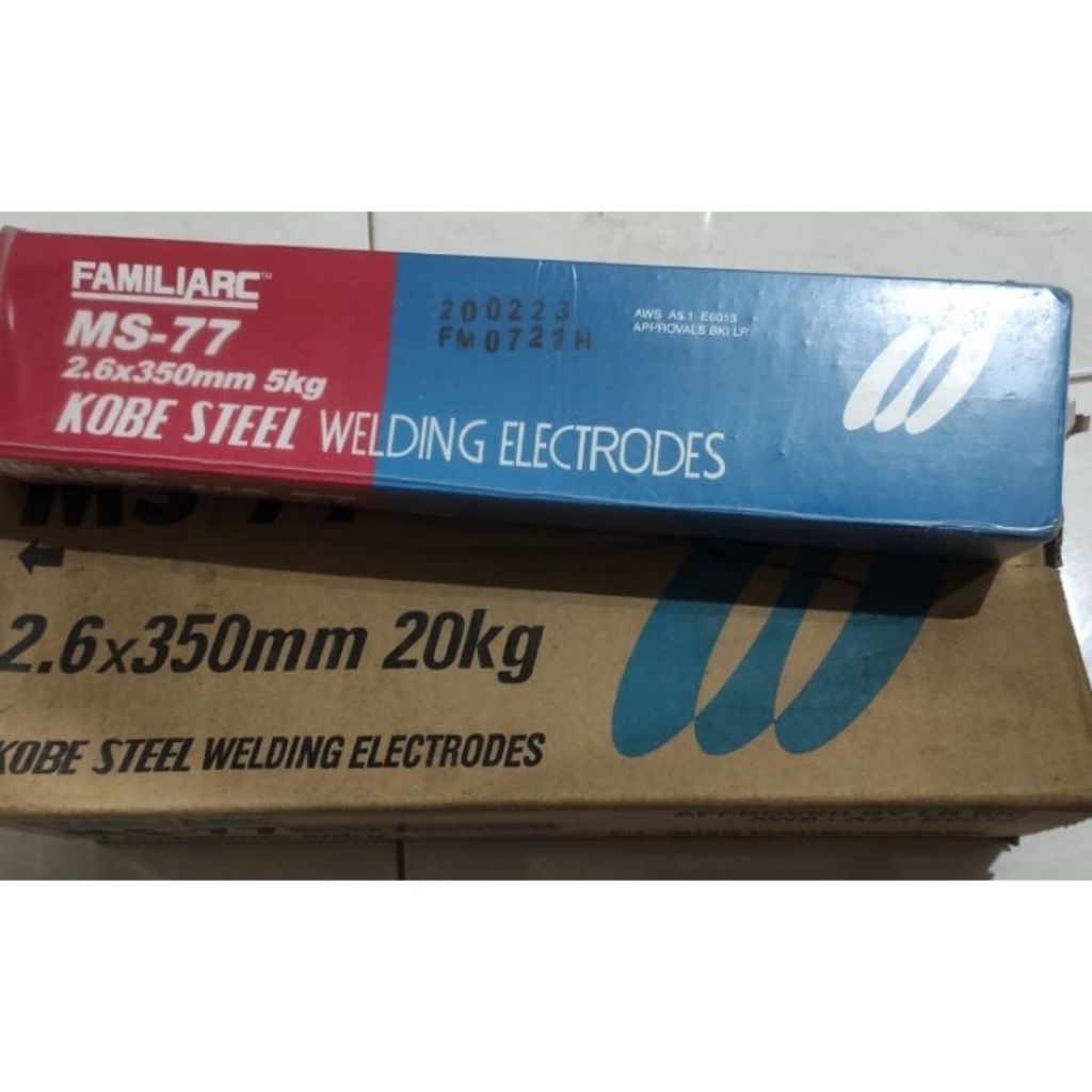 kawat las Kobe steel ms77 diameter 2.6mm Kobe steel per 5kg
