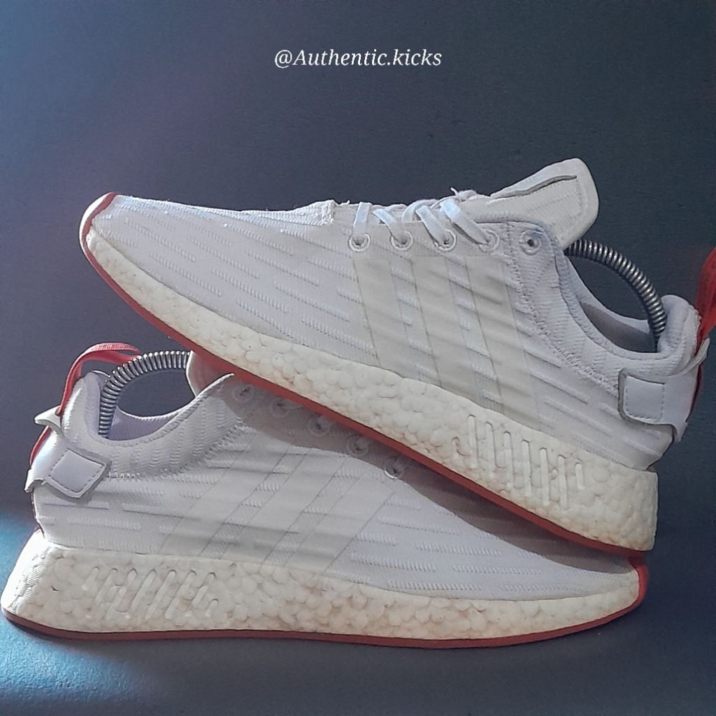 [Size 41 1/3] Adidas NMD_R2 'White Core Red' ORIGINAL GUARANTED