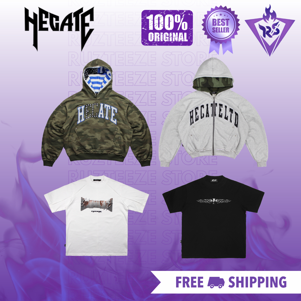 [ORIGINAL 100%] Hoodie HECATES OFFICIAL Limited Edition | Zip Hoodie Hecate Hoodie | Zip Hecate Camo