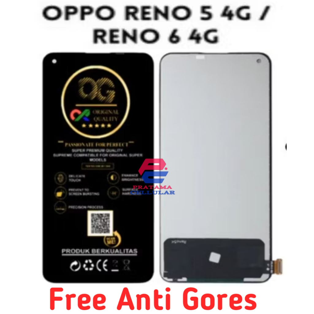 LCD OPPO RENO 5 LCD TOUCHSCREEN OPPO RENO 5 4G/RENO 6 4G ORIGINAL