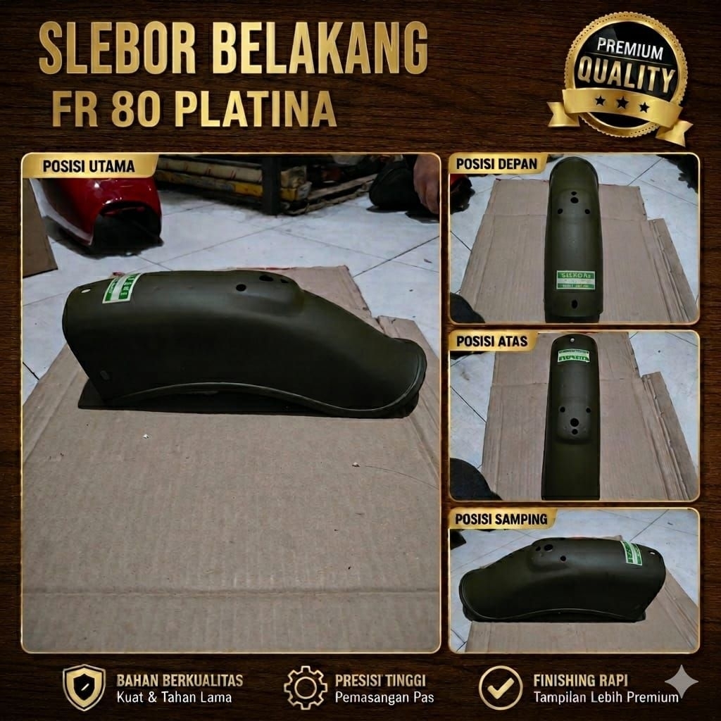 TEBAL  SLEBOR SPAKBOR BELAKANG FR 80 FR 80 PLATINA CEI