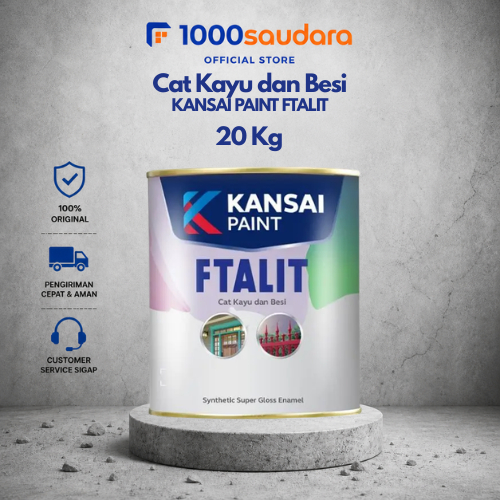Cat Kayu dan Besi KANSAI PAINT FTALIT 20 Kg