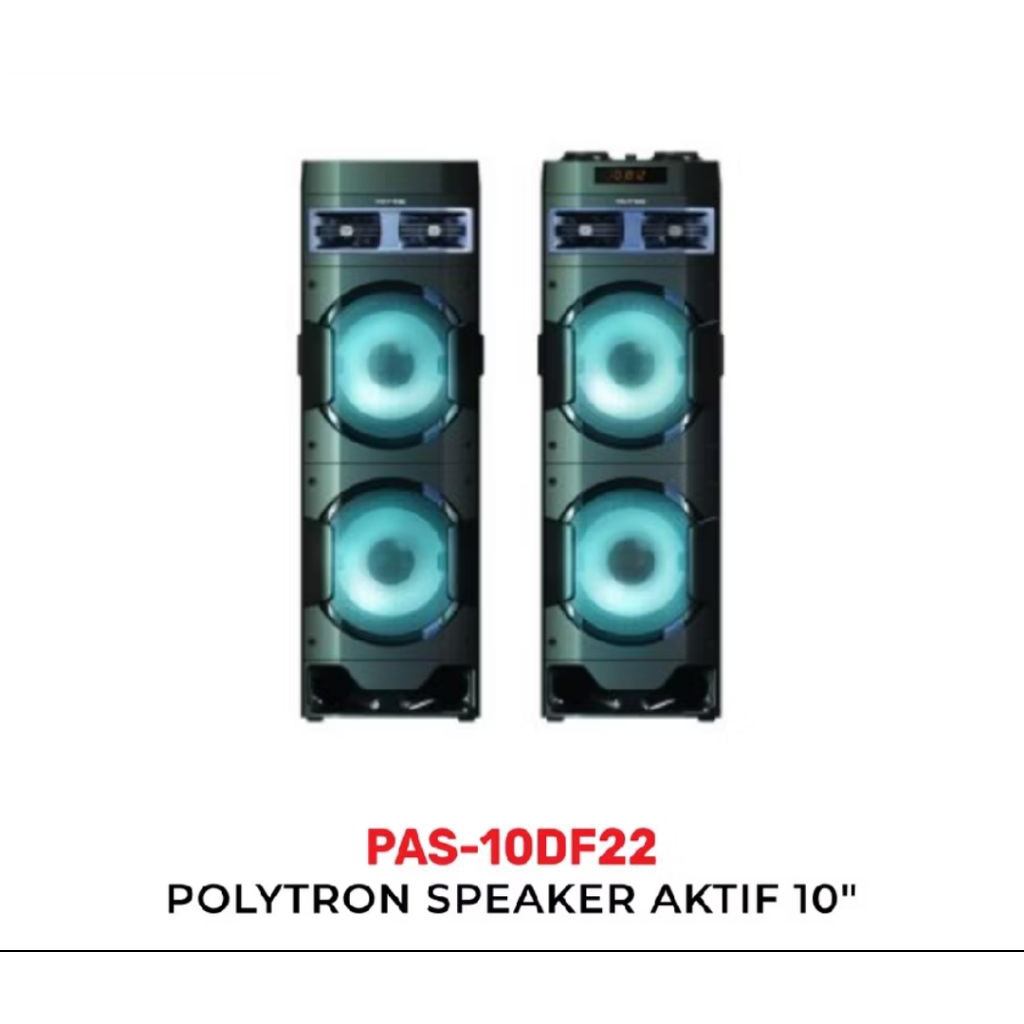 POLYTRON PAS 10DF22 SPEAKER AKTIF BLEUTOOTH SPEAKER POLYTRON PAS10DF22