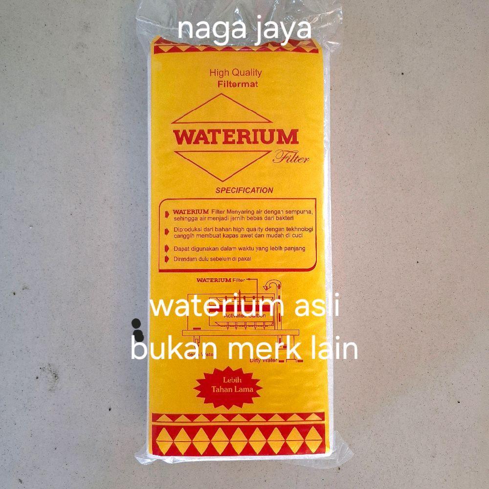 kapas busa media filter aquarium aquascape dan kolam ikan waterium kecil kapas filter pemium no hite