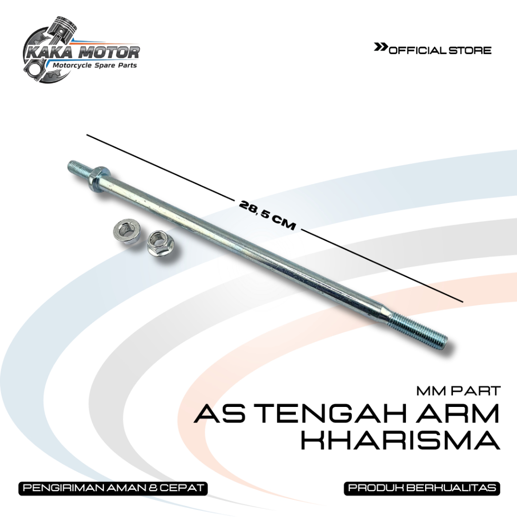 AS TENGAH ARM KHARISMA - AS SWING ARM FORK GARPU TENGAH SUPRA FIT NEW SUPRA X 125 REVO LAMA