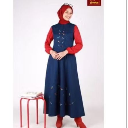ABAYA DANNIS NAVY SIZE S