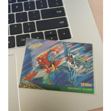 Kartu Spiderman Fleer Ultra Venom Unlikely Allies