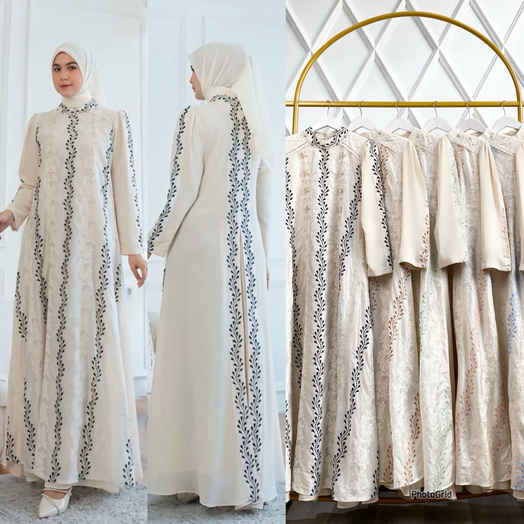 SAVANA DRESS GAMIS PREMIUM TENCEL BORDER BY LAYKA