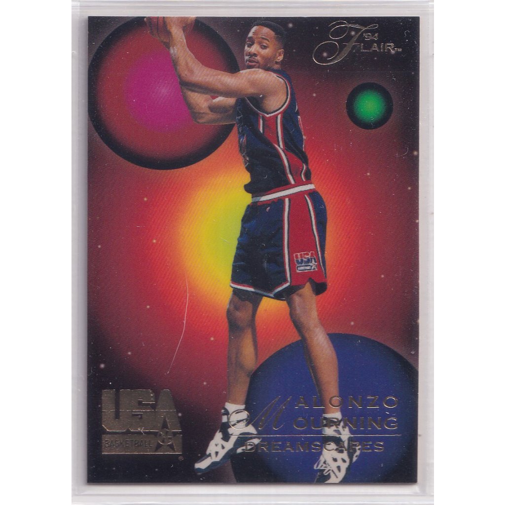 1994 Flair USA Basketball #72 Dreamscapes Alonzo Mourning
