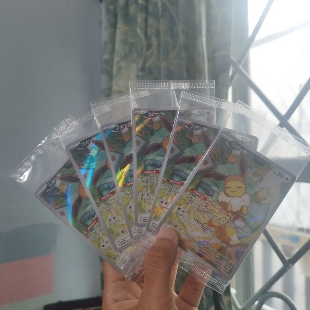 kartu pokemon eevee ar promo 228/SV-P Indonesia Festival Terastal