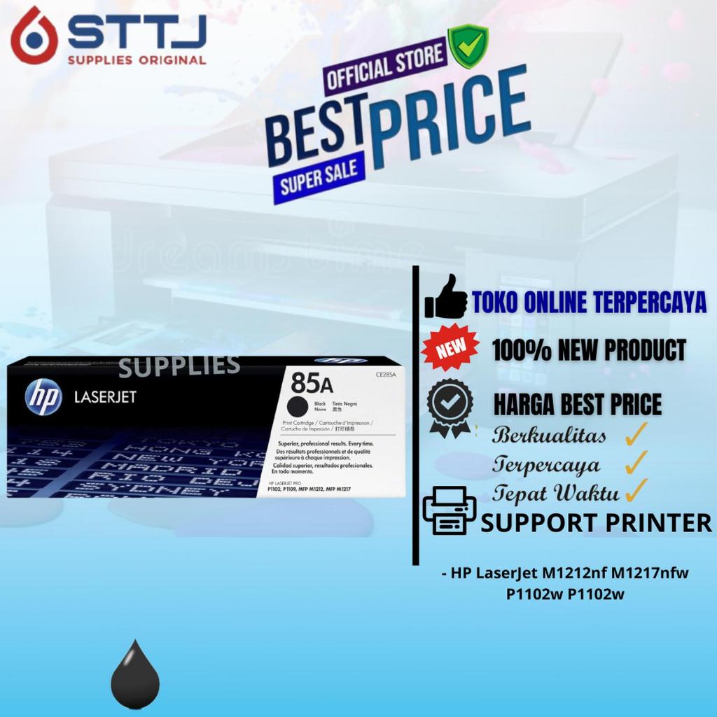 Toner HP Laserjet 85A Black Original Toner Cartridge (CE285A) Toner Printer P1102