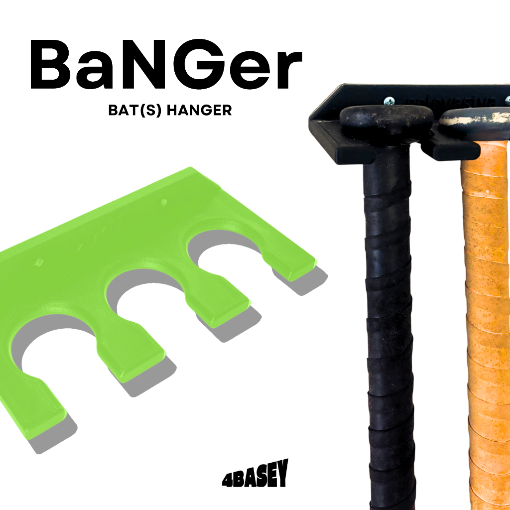 Bat Hanger (BaNGer) Baseball Softball Slowpitch 3D Printed