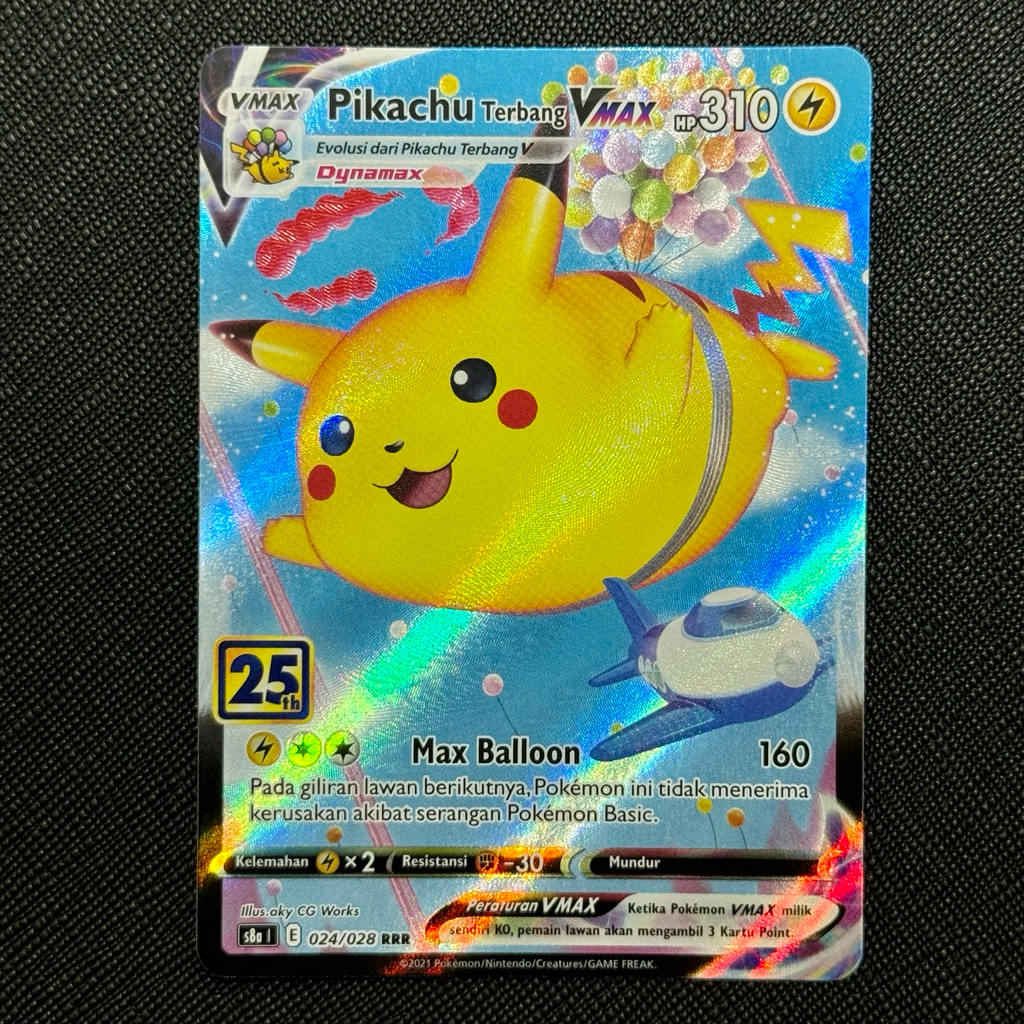 Pikachu Terbang VMAX 25th Indonesia