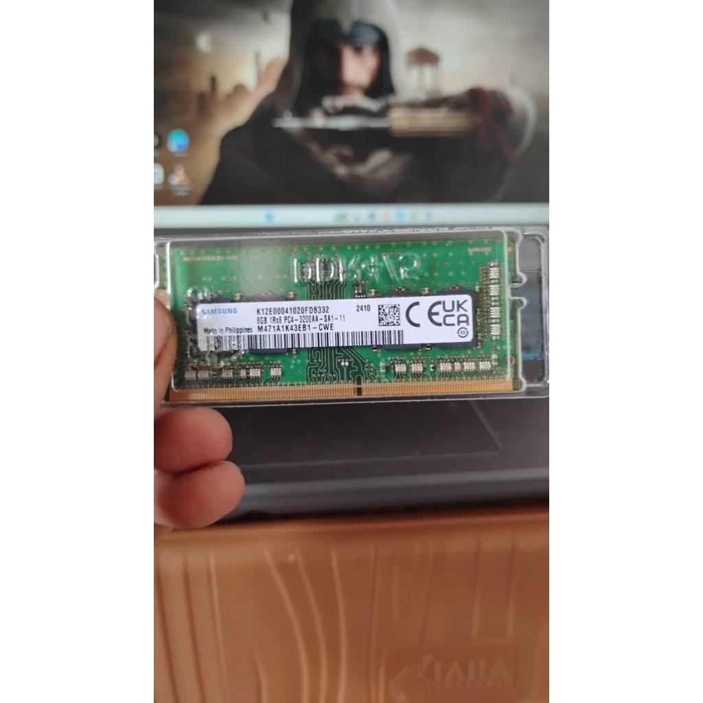 Ram samsung ddr4 8gb 3200 copotan laptop msi
