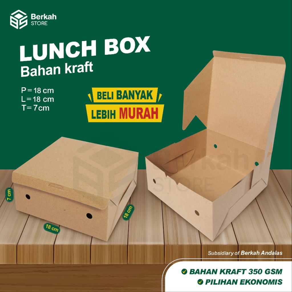 BOX CATERING / TEMPAT MAKAN / KOTAK MAKAN