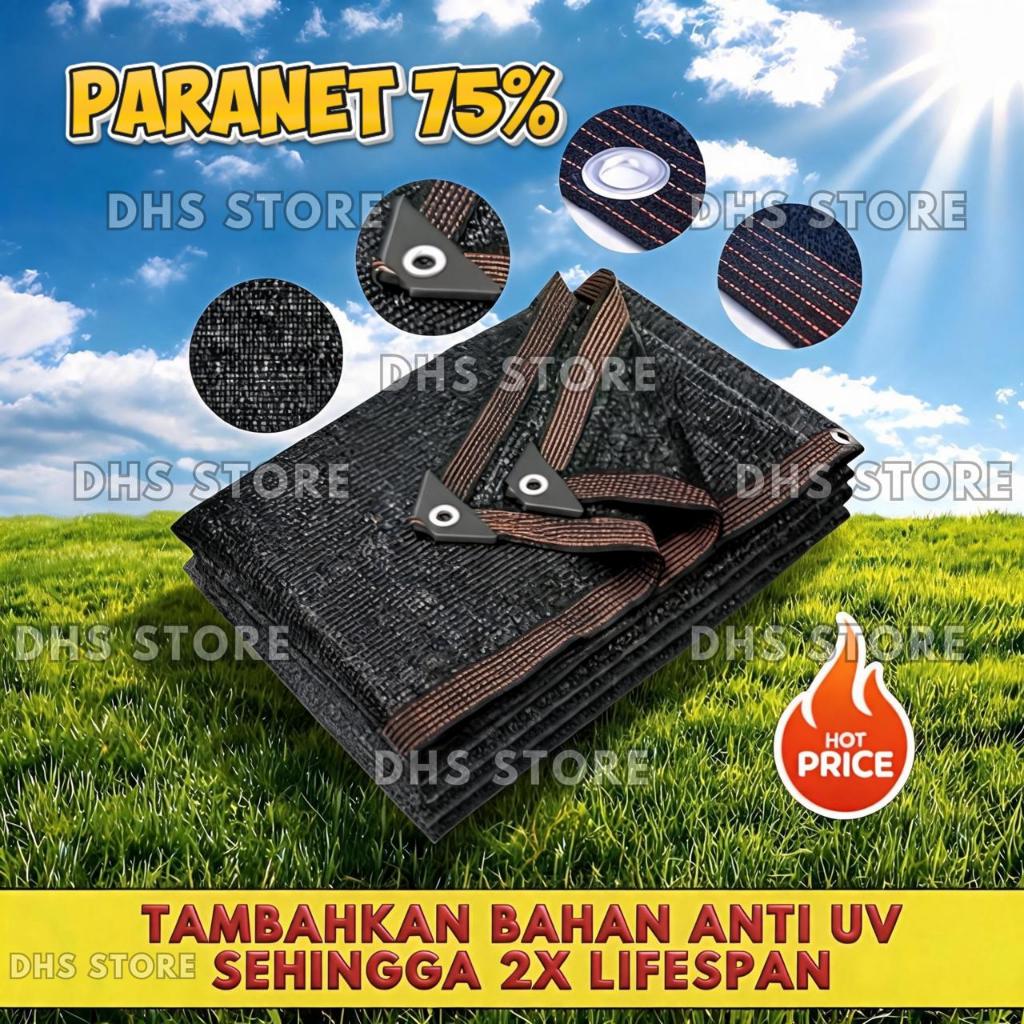 paranet 2x3 pakai list dan mata ayam 75%