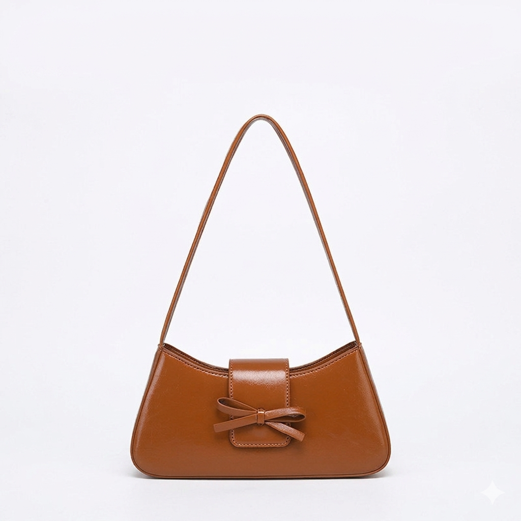 KARINA High-End Korean 2026 New Style Single-Shoulder Baguette Bag Versatile Fashion Pu Leather Nich