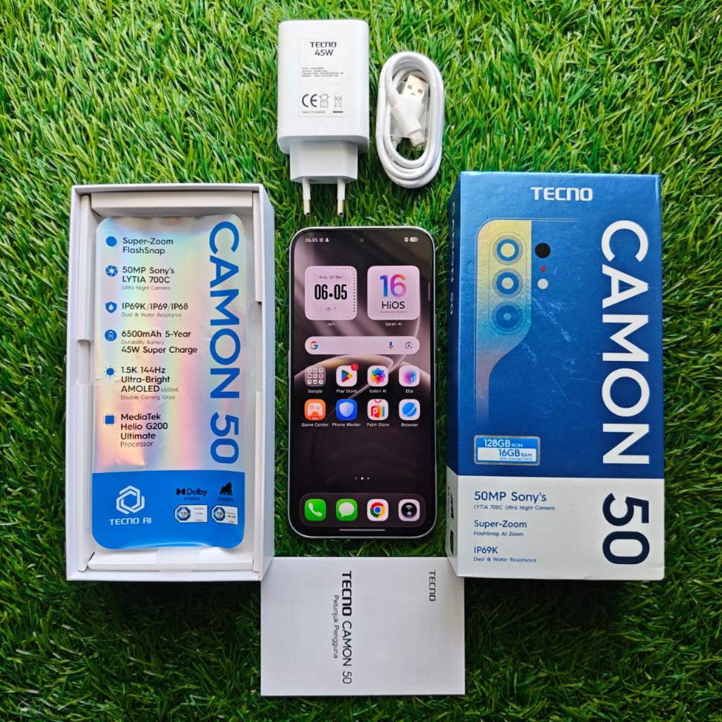 TECNO CAMON 50 SECOND 8/128GB & 8/256GB HP SECOND HP SEKEN HP BEKAS HP MURAH