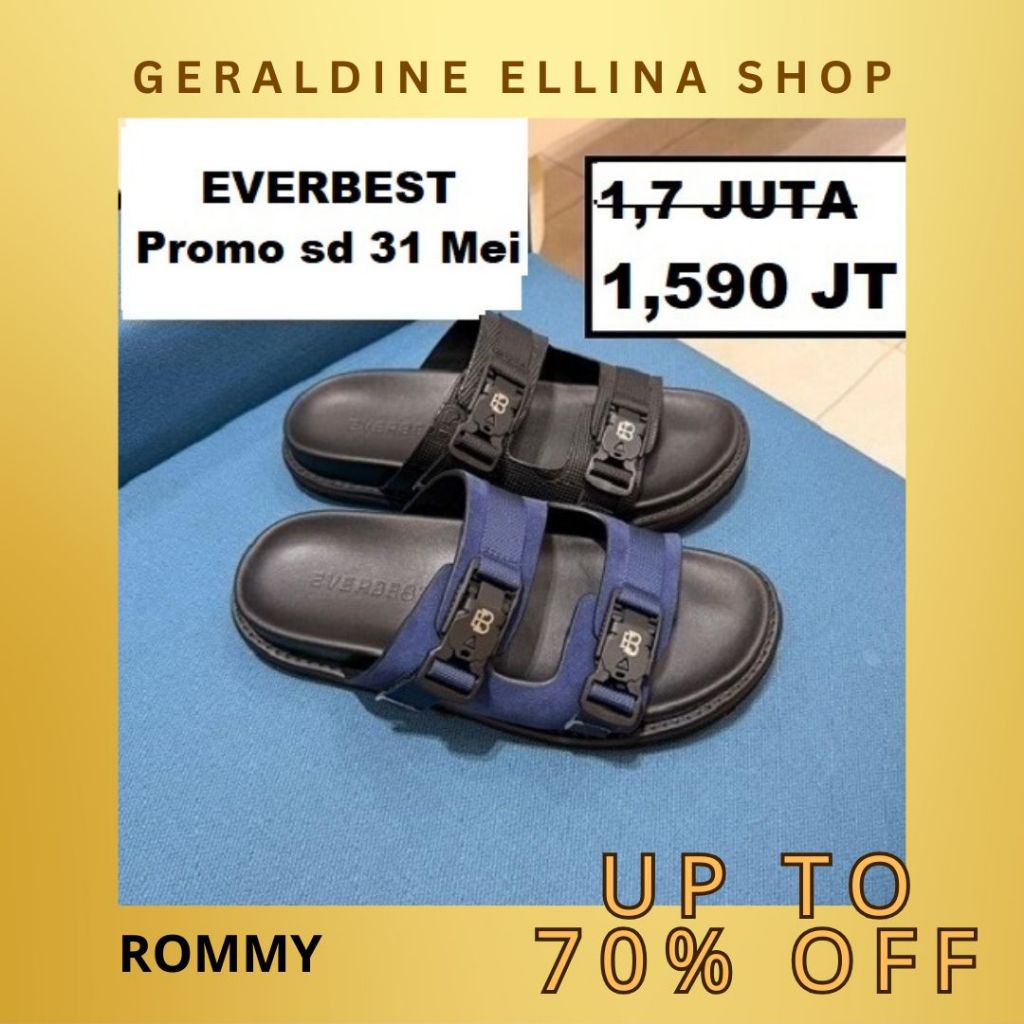 Sandal sendal EVERBEST pria original 100% Seri ROMMY
