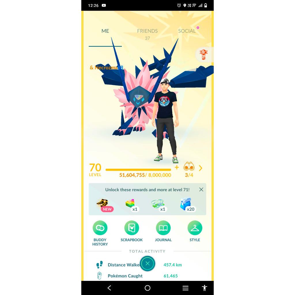 Paket Pokemon Go Siap Pakai (Akun level 70) Fusion Shiny Black Kyurem, Fusion Shiny BG Solgaleo, Shi