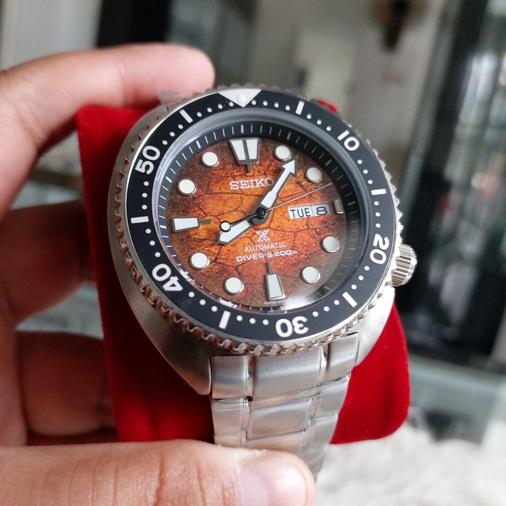 PROMO SEIKO TURTLE PORSPEK ORANGE PADI DIVERS LOSEPACK ORIGINAL