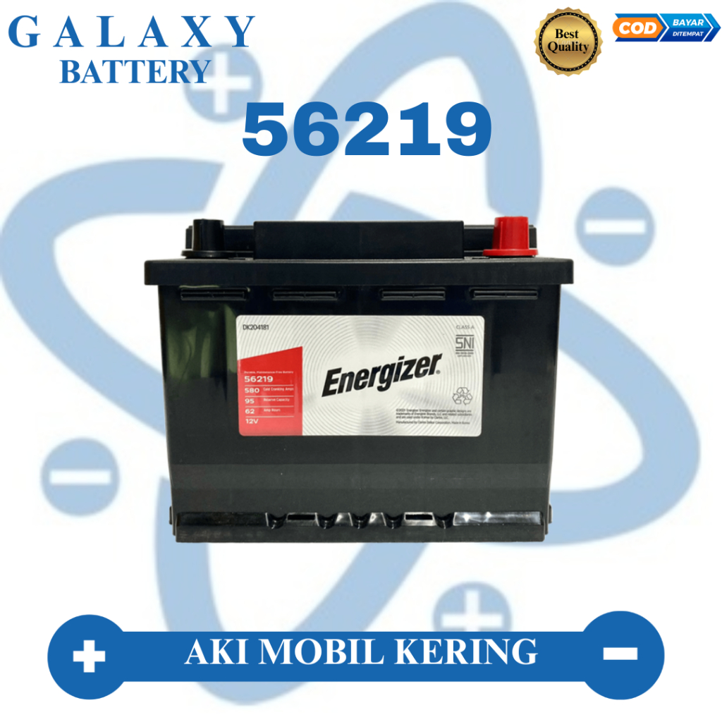 Aki Mobil Innova Reborn Bensin Energizer 56219 (LN2) Accu Kering