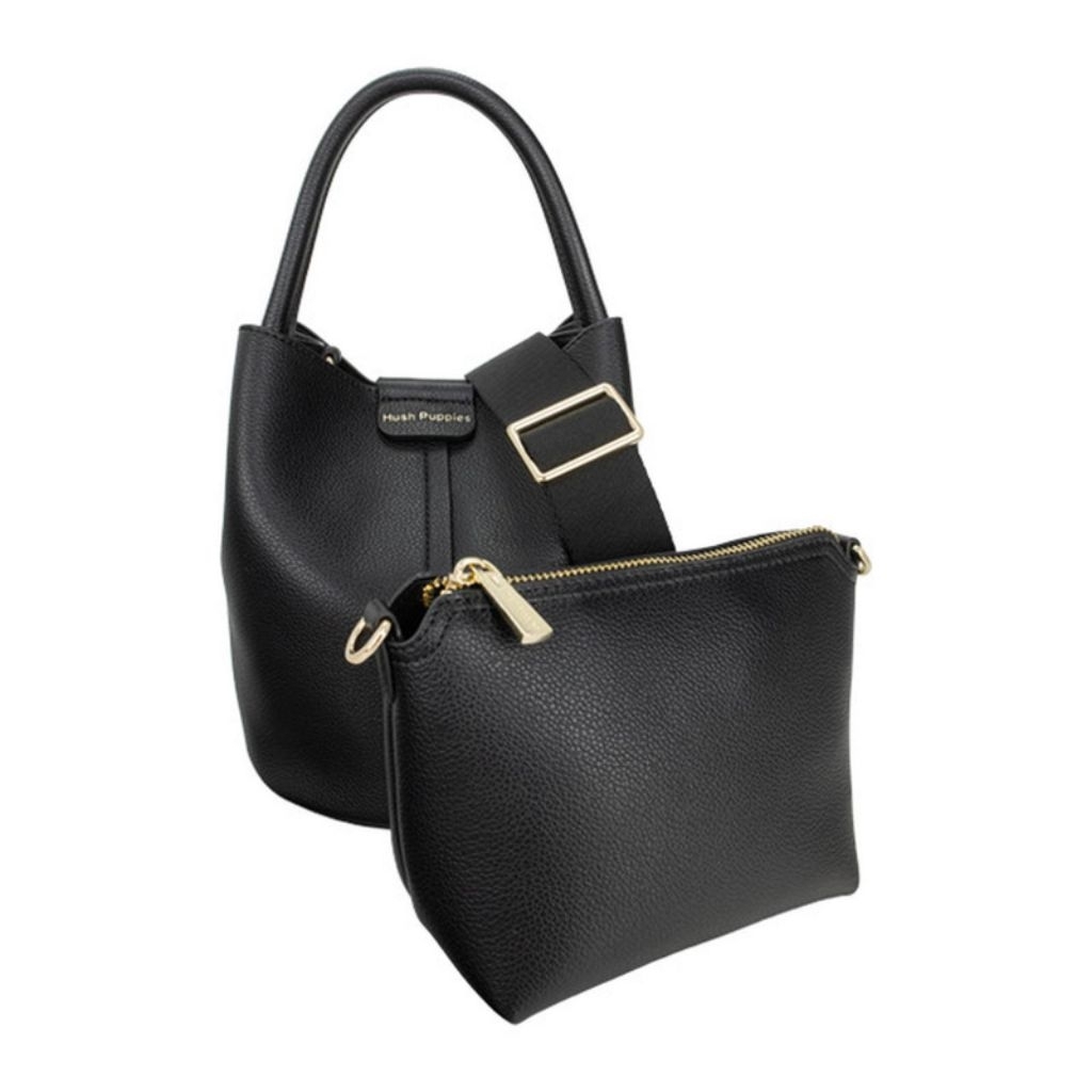 Hush Puppies Tas Wanita Vinnie Bucket Black