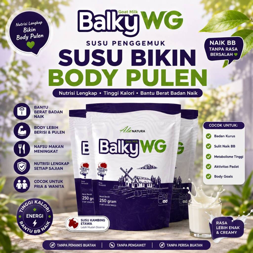 Penggemuk Bikin Body Pulen - Susu Balky WG