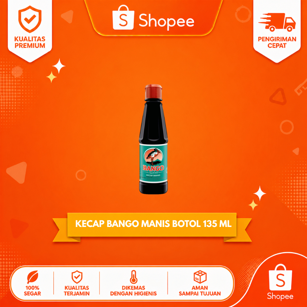 Bango Kecap Manis Botol Kecil 135 ml