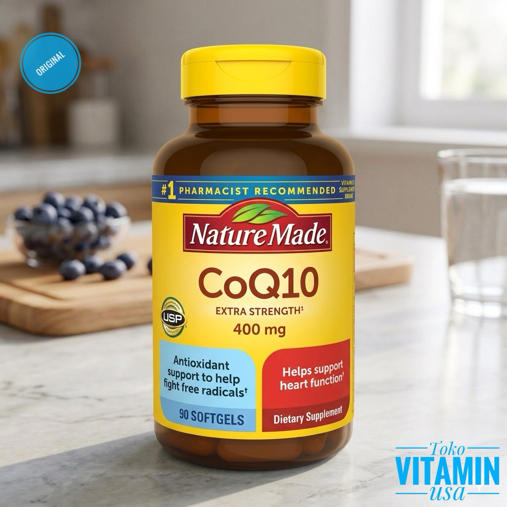 Nature Made CoqQ10 Extra Strength 400mg 90 Softgels Nature Made Coq10 400 mg