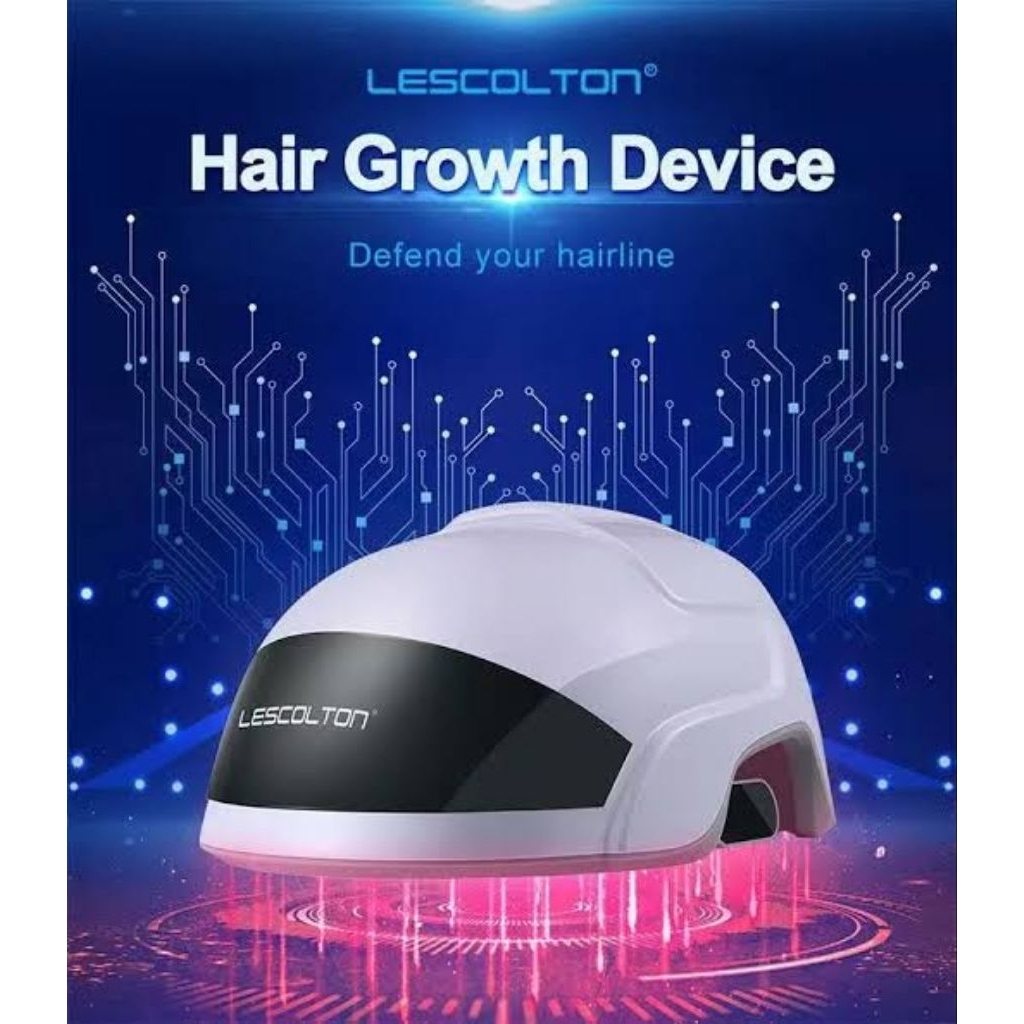 lescolton LS-D601 hair regrowth helmet lescolton helm penumbuh rambut laser infrared 650nm penumbuh 